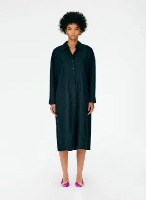 Italian Sporty Nylon Shirtdress