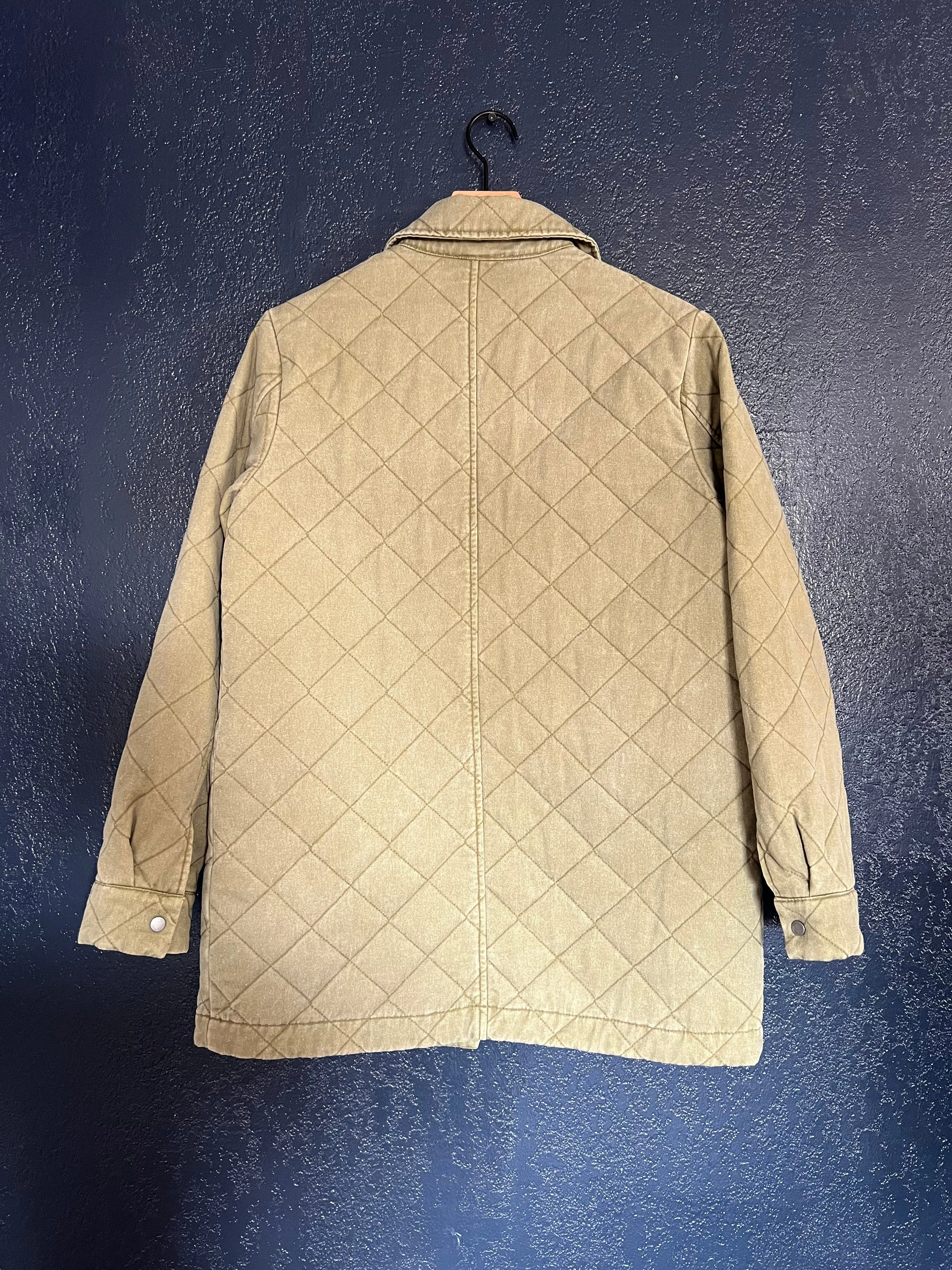 Joie Army Green Quilted Jacket