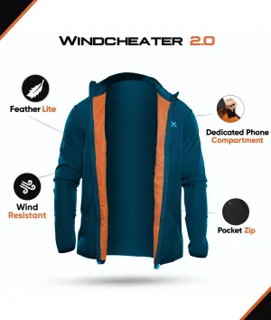 Krypto Blue GymX Windcheater (Dedicated Phone Pocket)