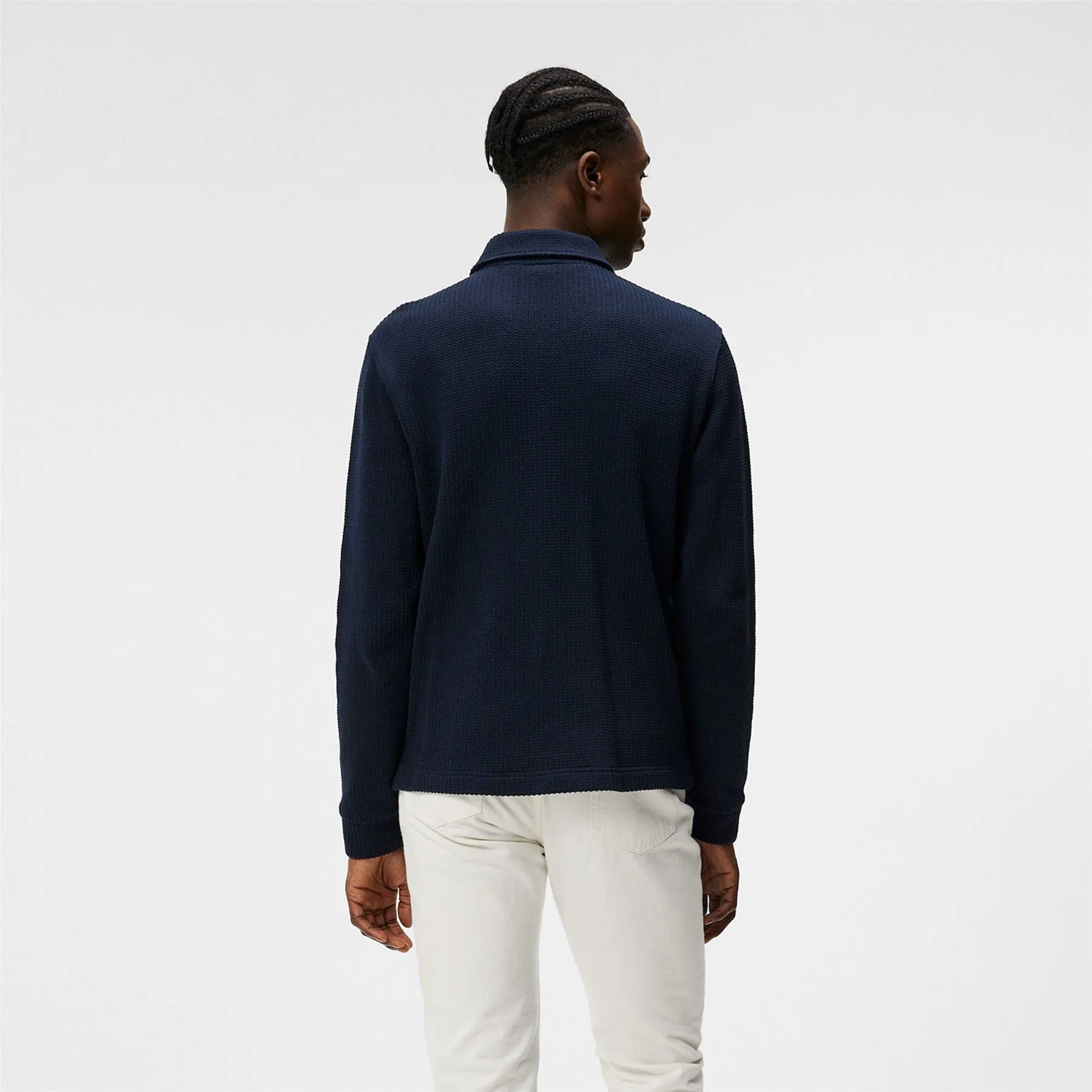 Lansa Jersey Zip Jacket JL Navy - SS24