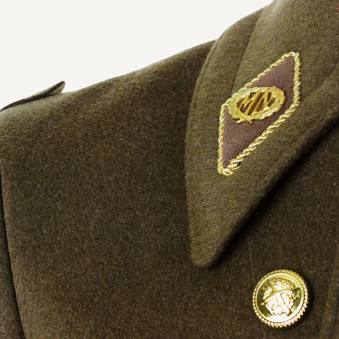 Light Brown Hungarian Magyar Army Double Cuffed Overcoat