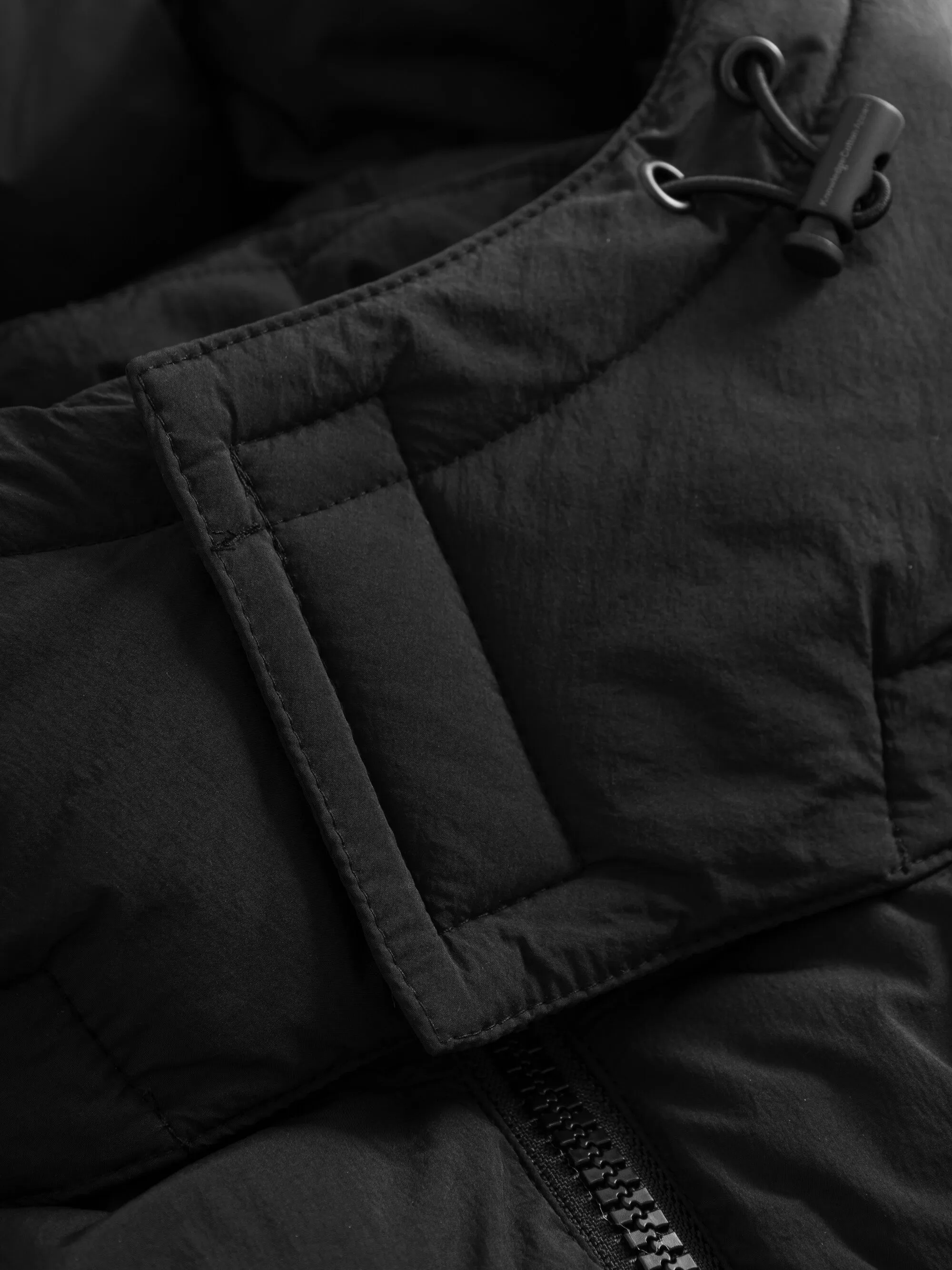 Long puffer coat - Black Jet