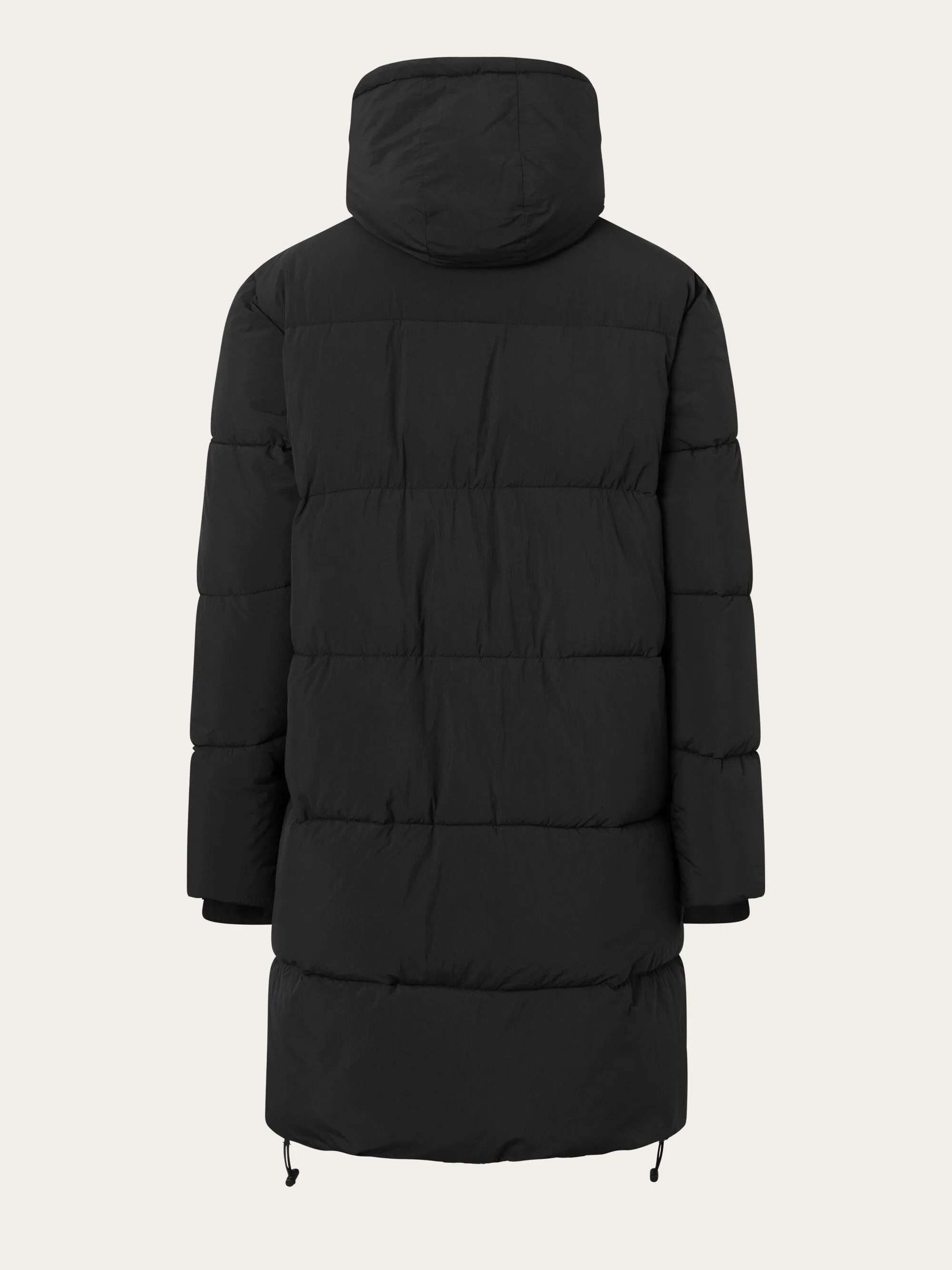 Long puffer coat - Black Jet