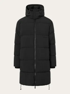 Long puffer coat - Black Jet