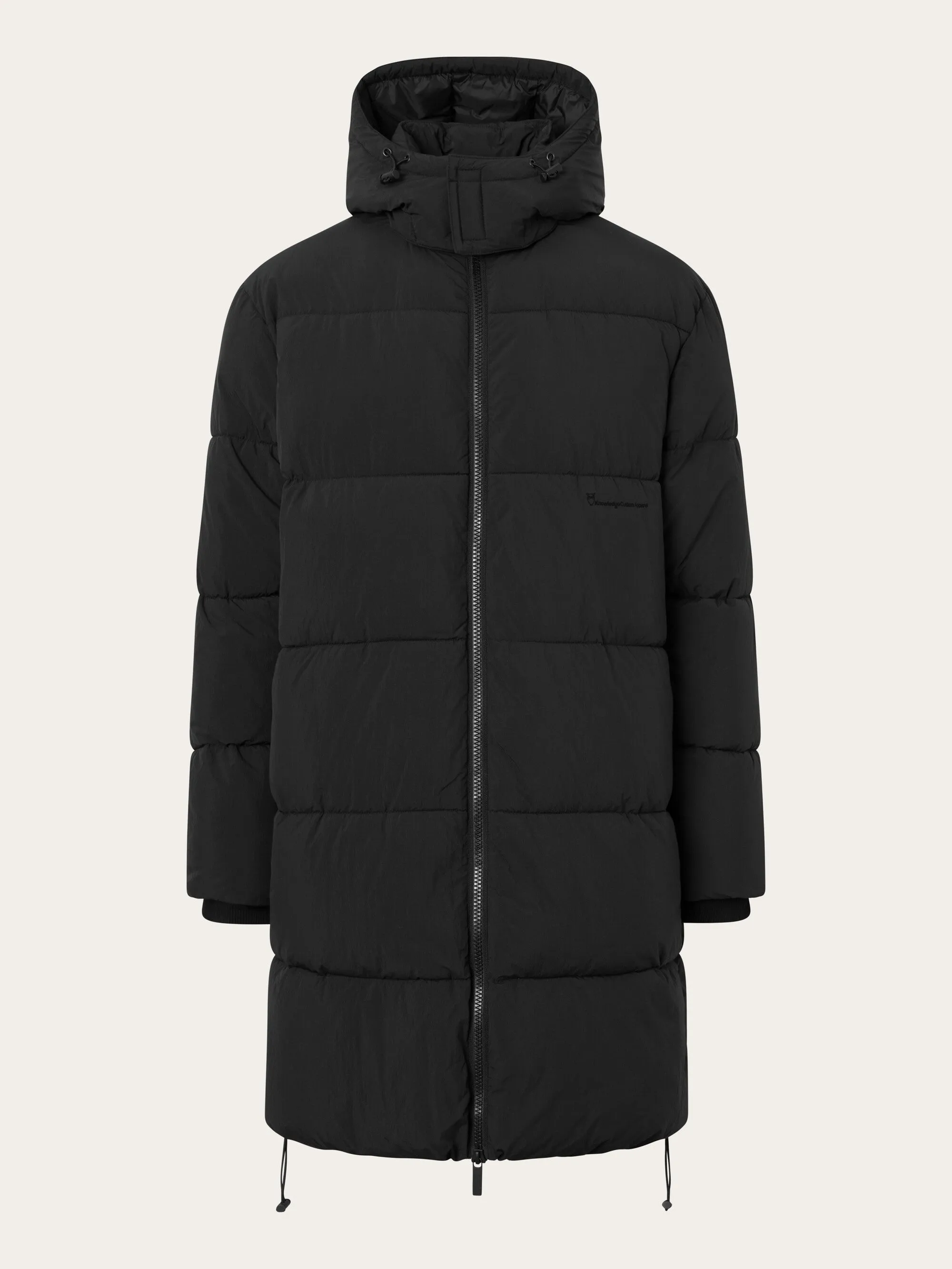 Long puffer coat - Black Jet