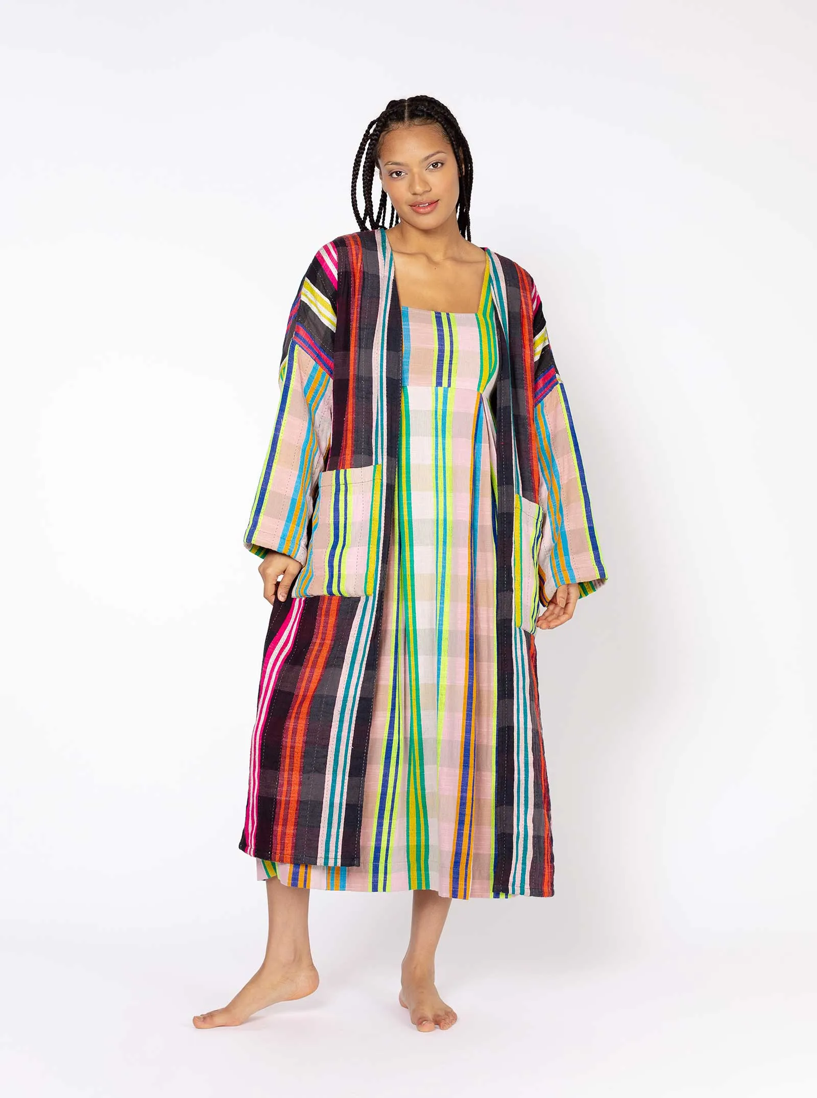 long quilted duster | spring 24 | bravo