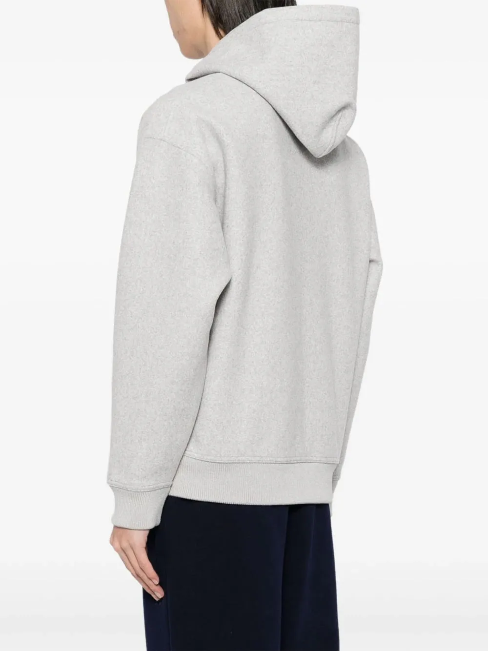 Loose Fit Zip-Up Hooded Jacket