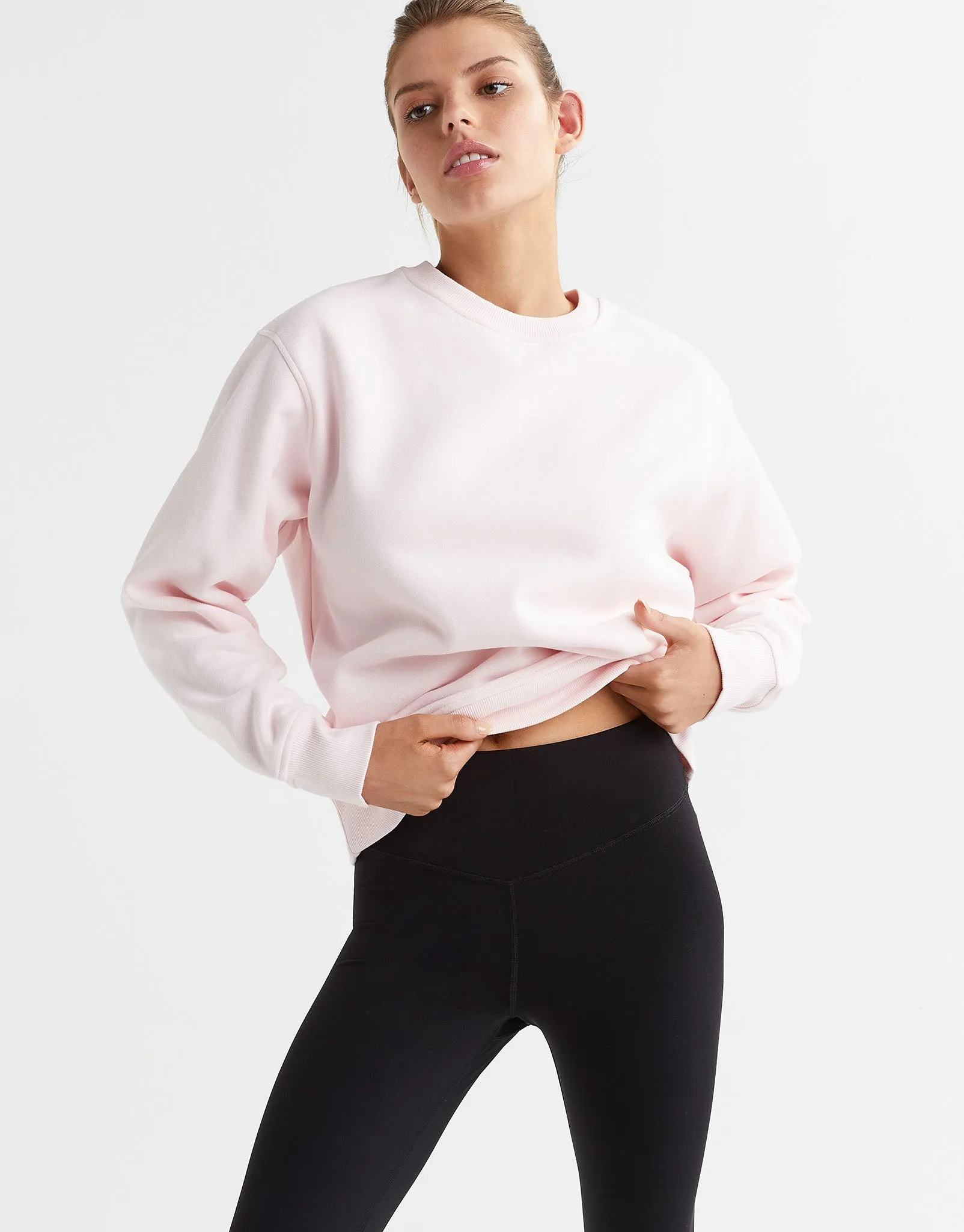 Millie Sweater in Powder Pink