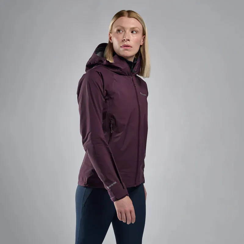 Montane Women's Phase Lite GTX Waterproof Jacket - Mulberry