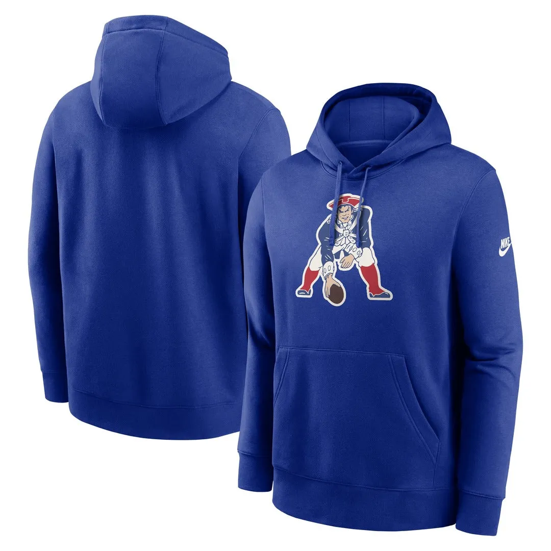 Nike Men's NFL New England Patriots Rewind Club Logo Hoodie