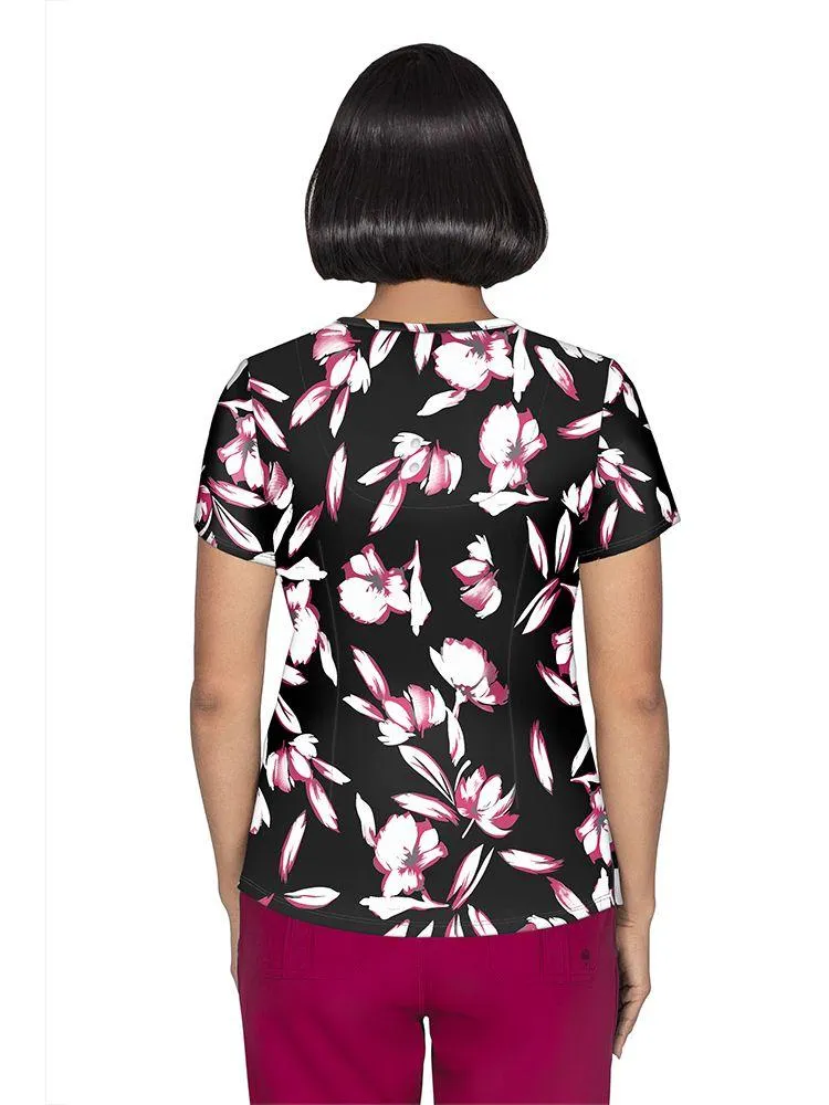 Premiere by Healing Hands Women's Isabel Print Top | Exquisite Floral