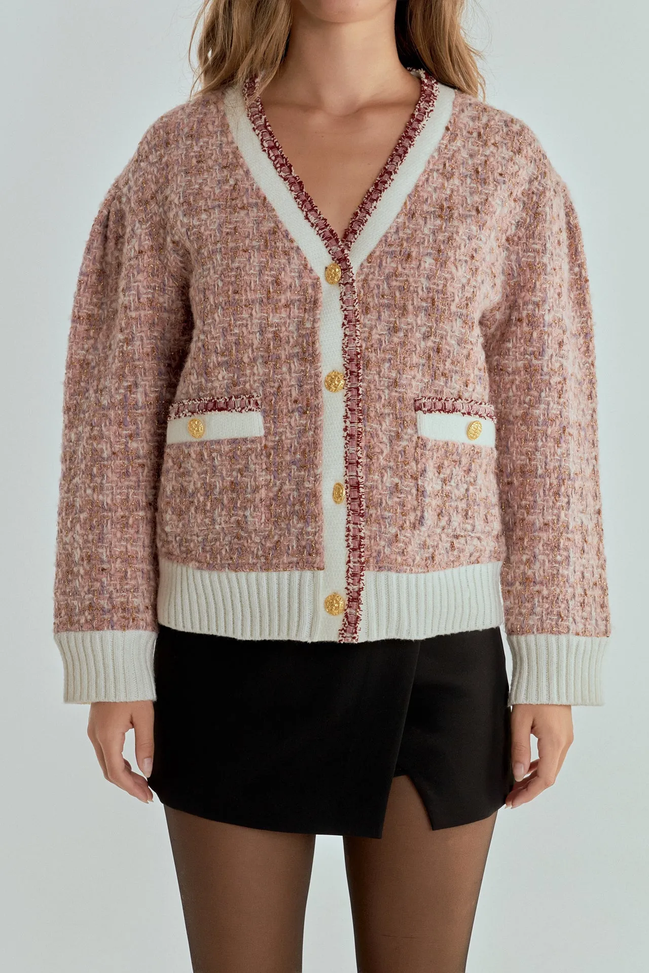 Premium Boucle Cardigan