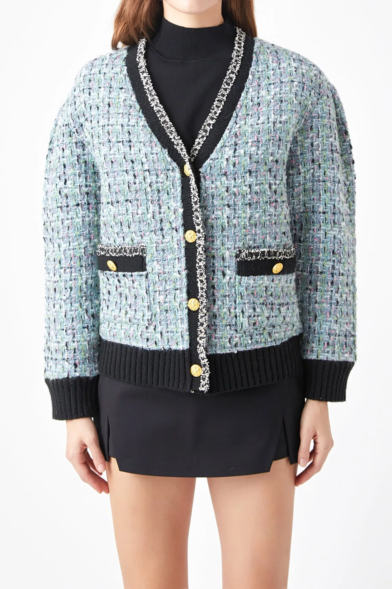 Premium Boucle Cardigan