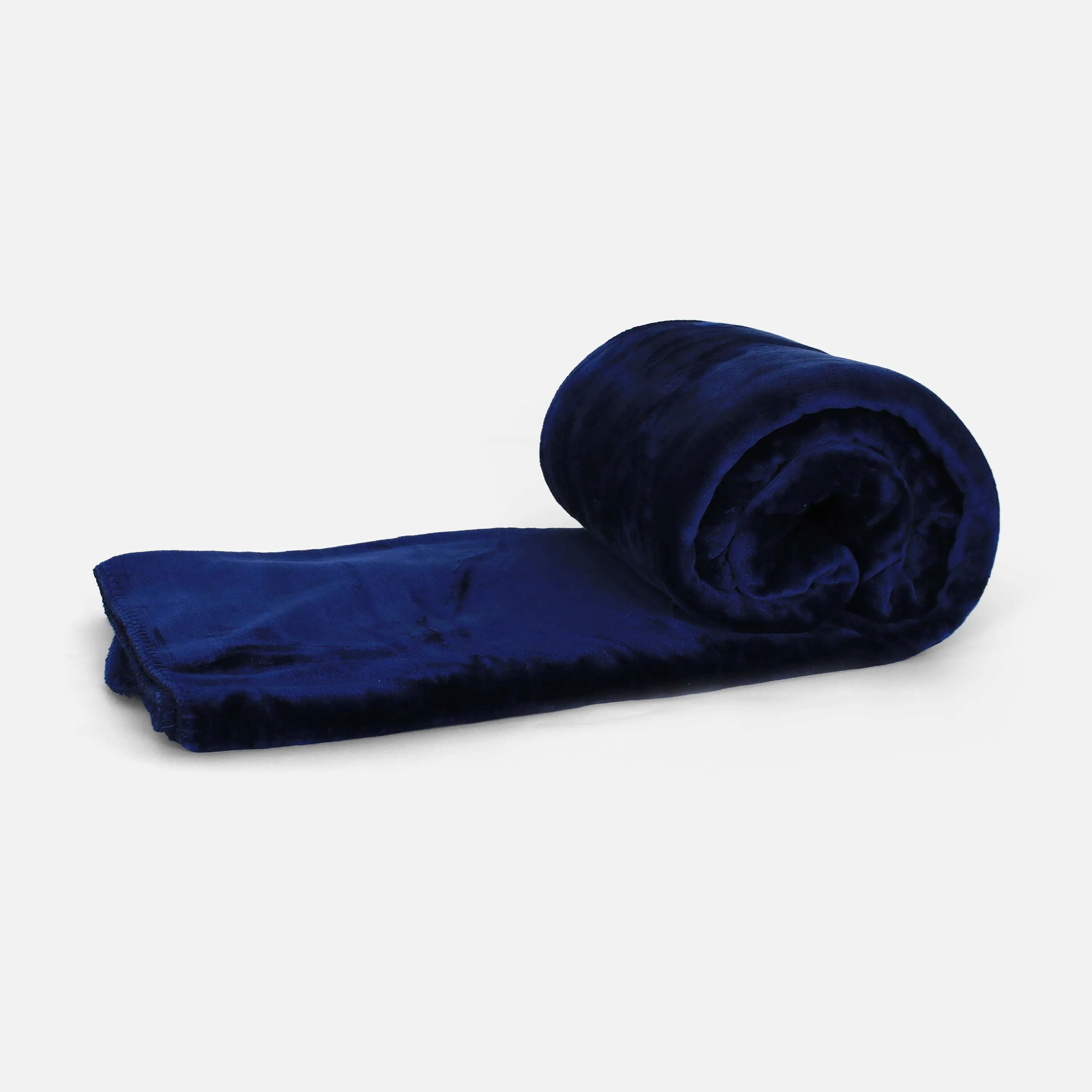 PRINTED CORAL FLEECE BLANKET NAVY 220*240 CM