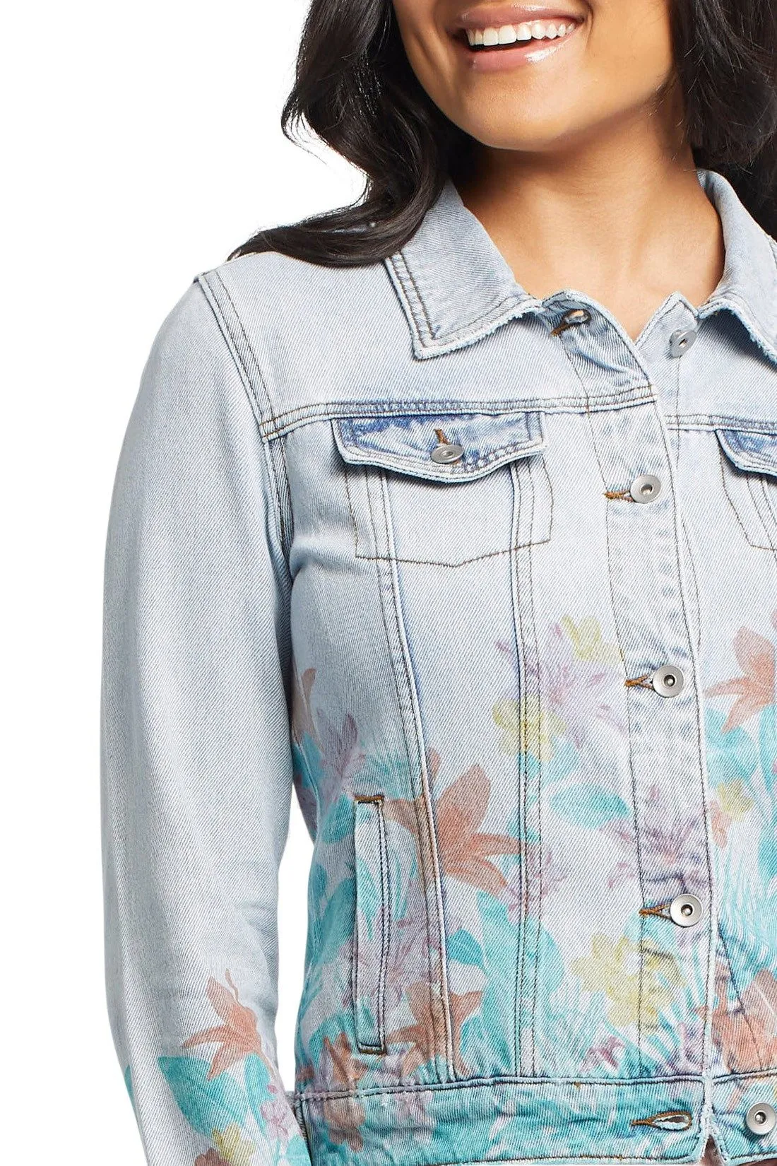 Printed Denim Jacket