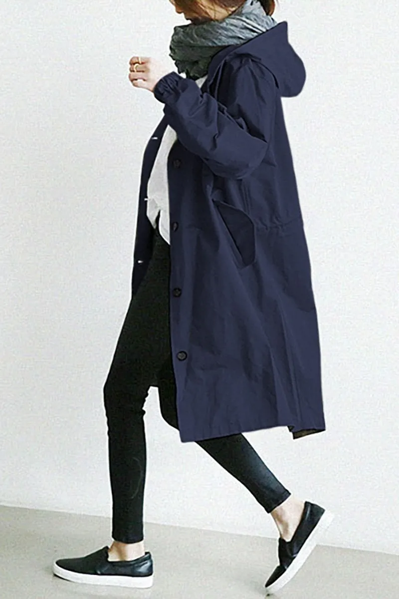 Rain parka trenchcoat - relaxed fit