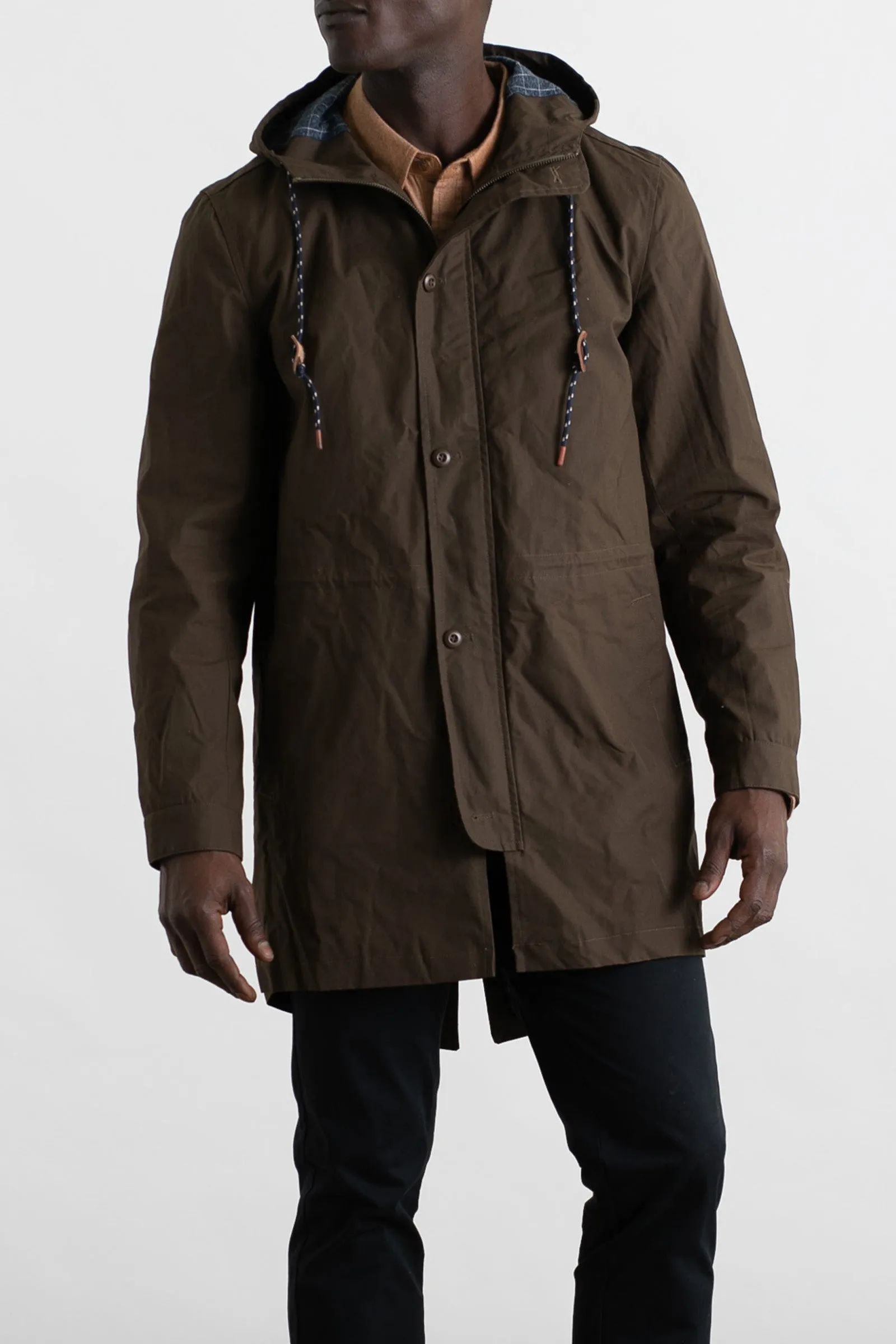 Robson Parka / Olive Waxed Canvas