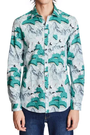 Samuel Spread Collar Shirt - Mountain High