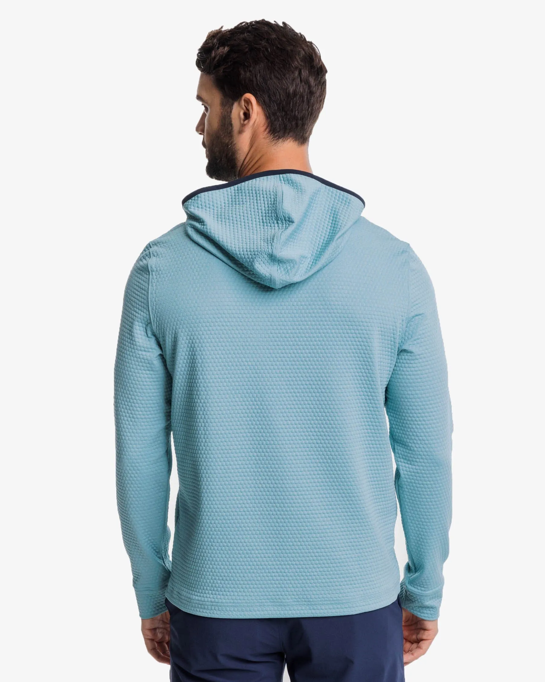 Scuttle Heather Performance Quarter Zip Hoodie - Sale