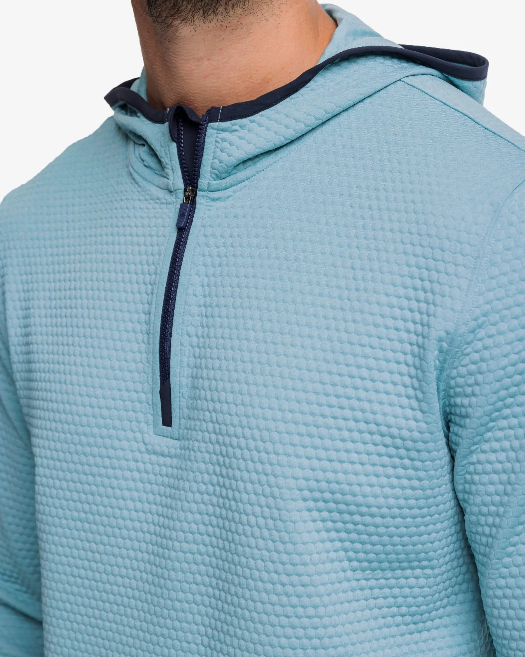 Scuttle Heather Performance Quarter Zip Hoodie - Sale