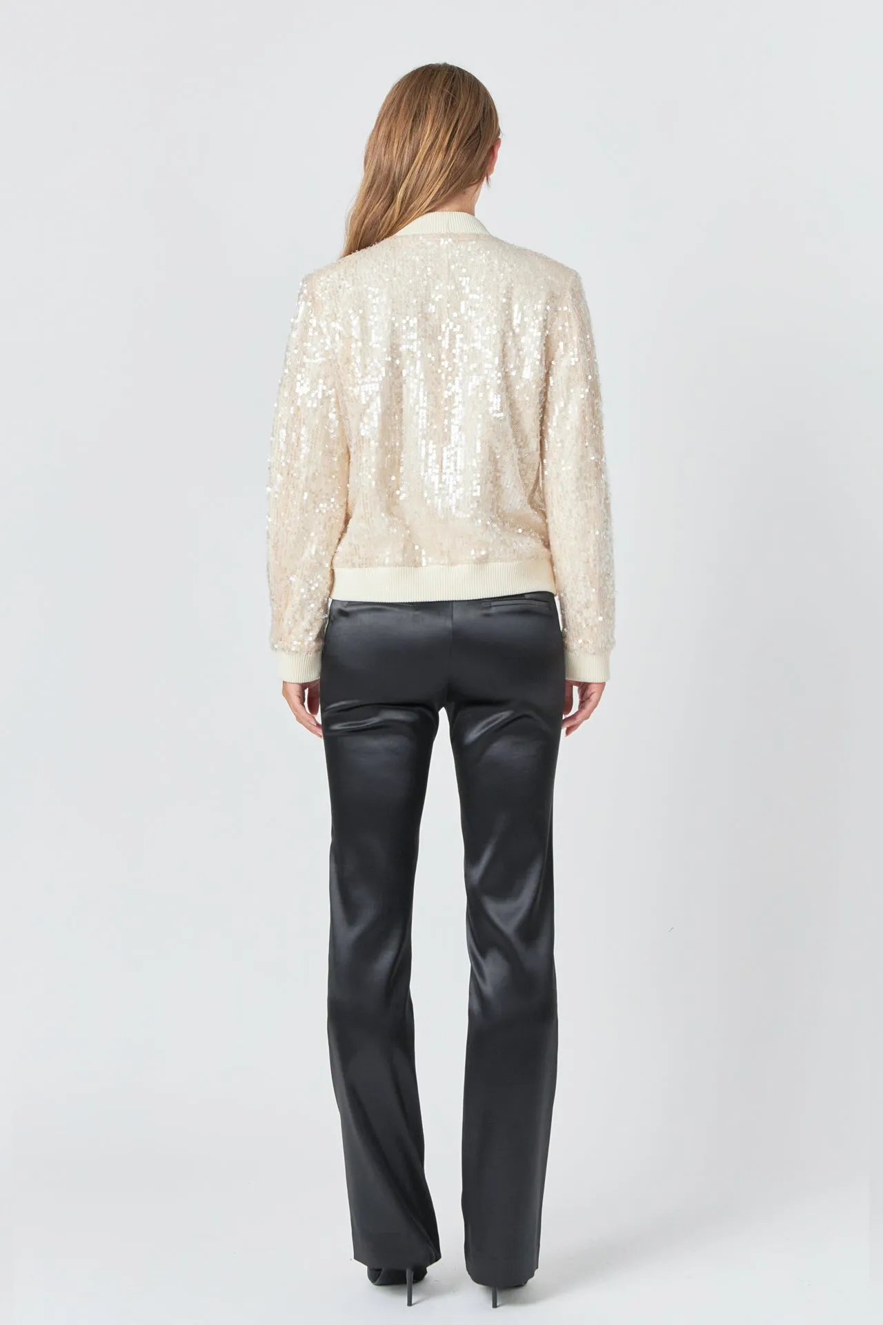 Sequins Bomber Jacket