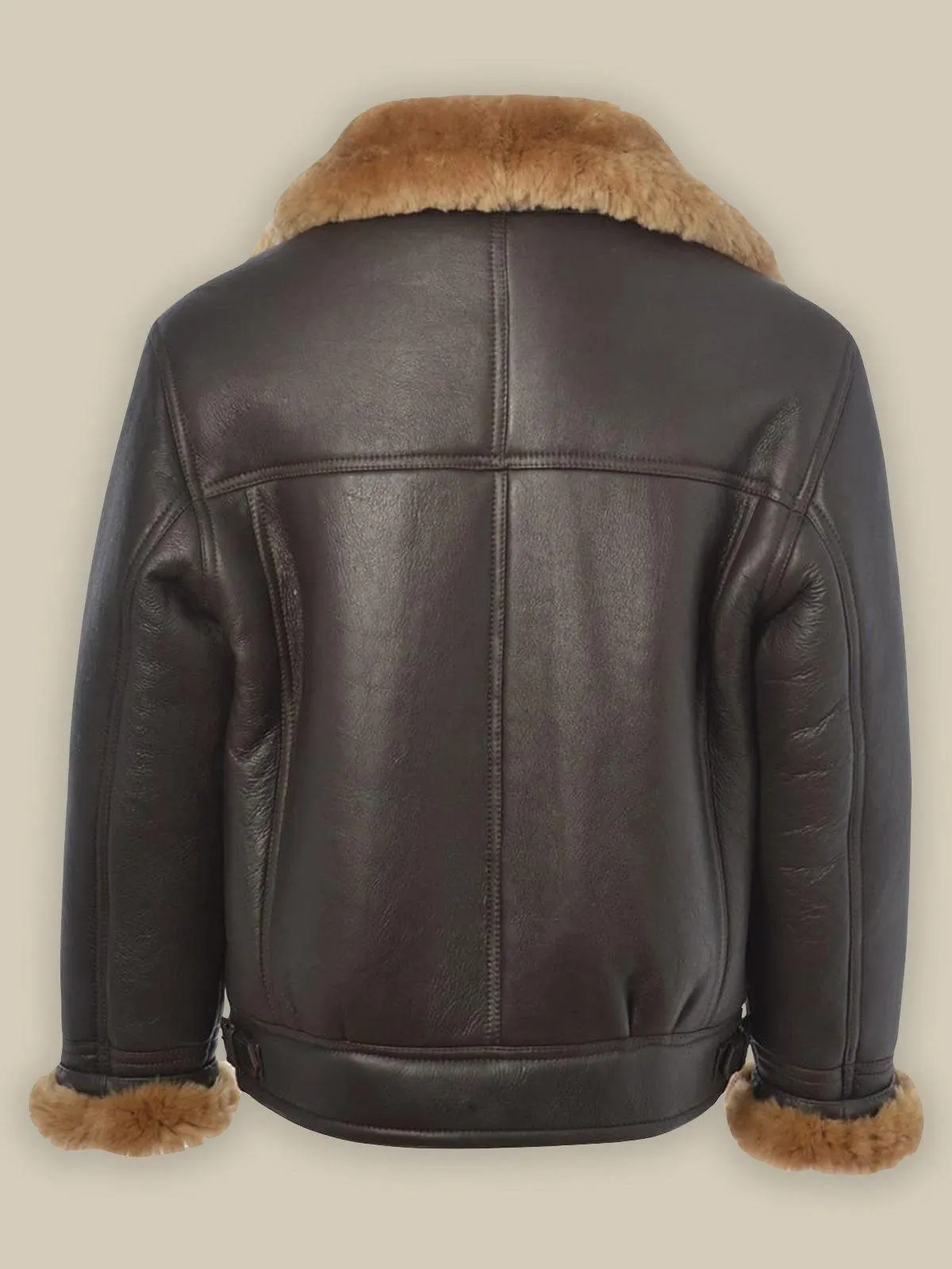 Shearling Bomber Leather Jacket