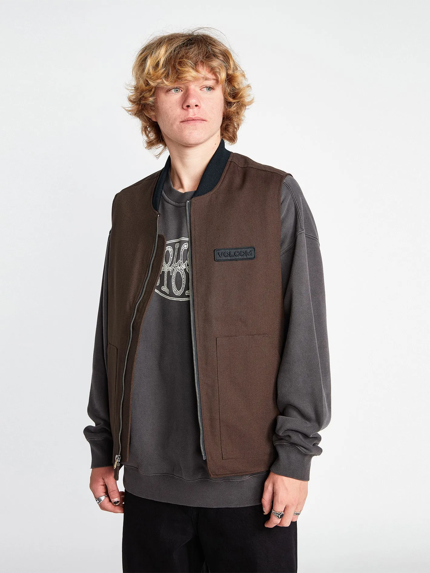 Skate Vitals Collin Provost Vest - Dark Brown