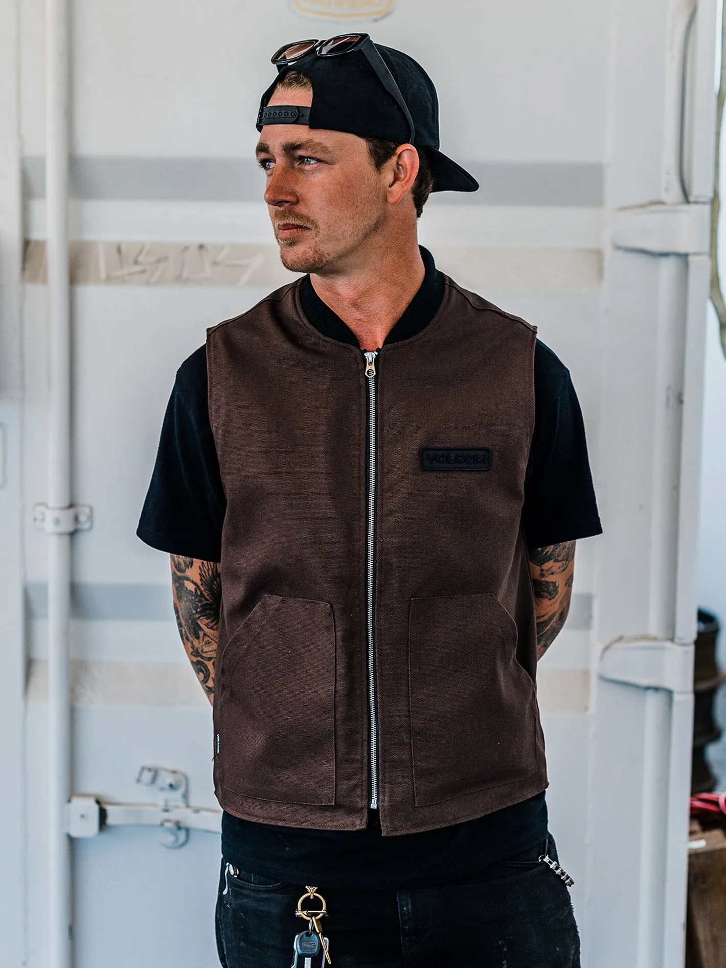 Skate Vitals Collin Provost Vest - Dark Brown