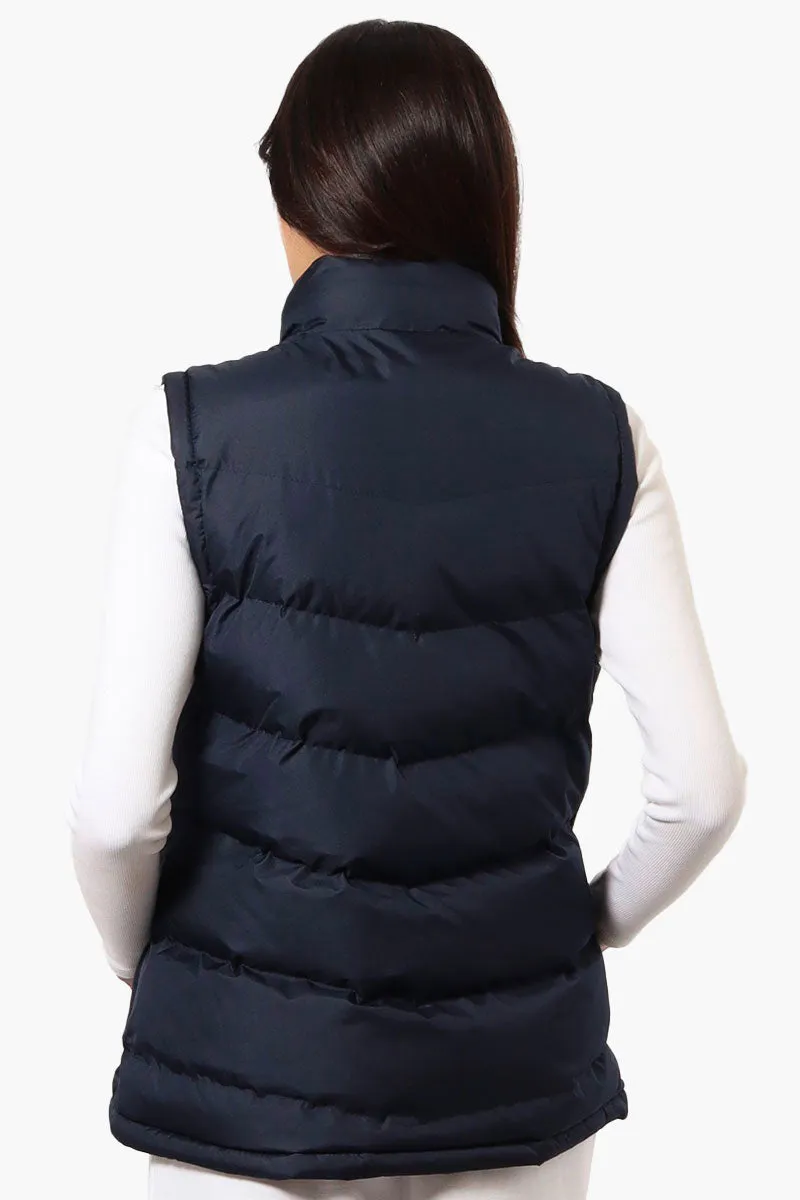 Super Triple Goose Solid Bubble Vest - Navy