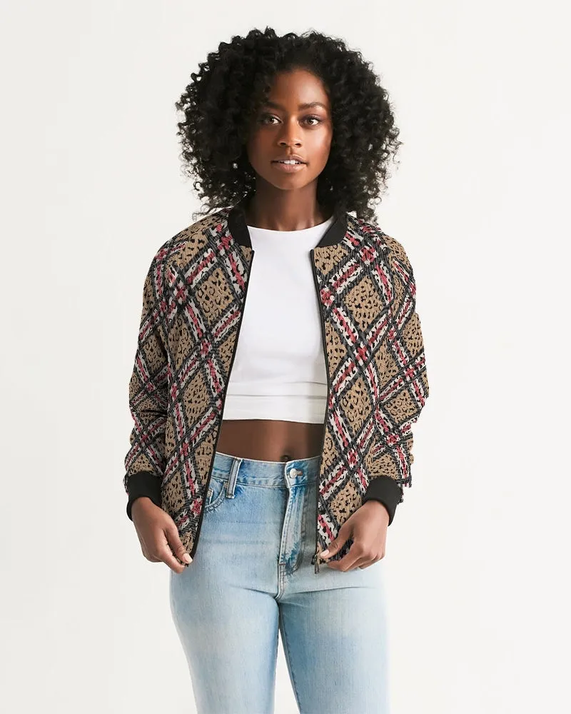 Tartan Design Women's Bomber Jacket