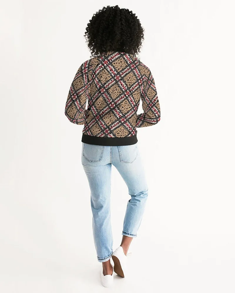 Tartan Design Women's Bomber Jacket