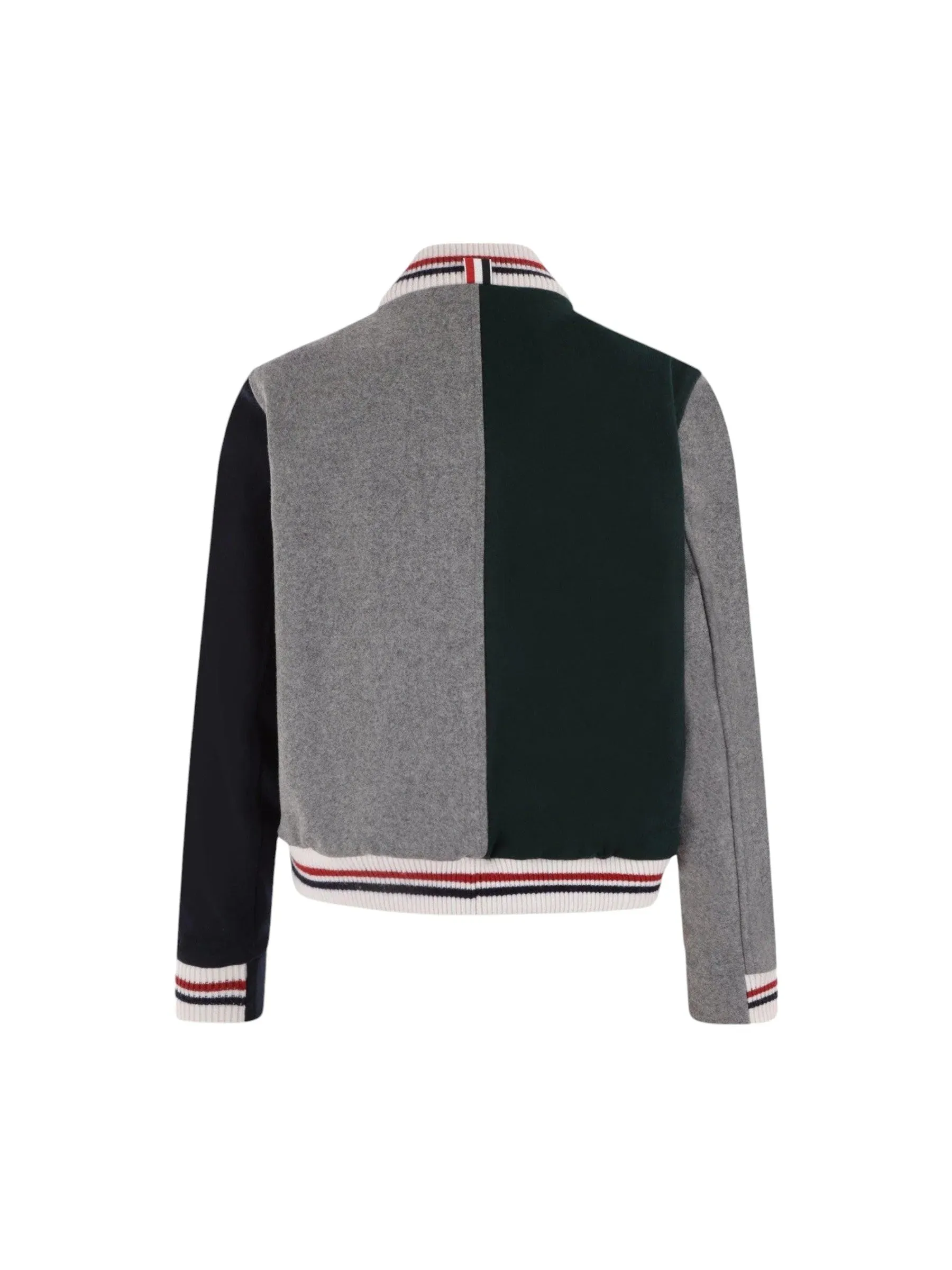 Varsity Striped Wool Jacket