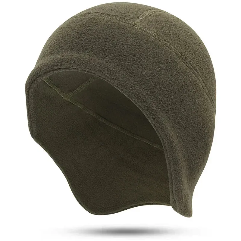 Winter Fleece Caps For Men Military Tactical Cap Hunting Hiking Hat Women Beanies Ski Running Cycling Cap Warm Bicycle Headwear