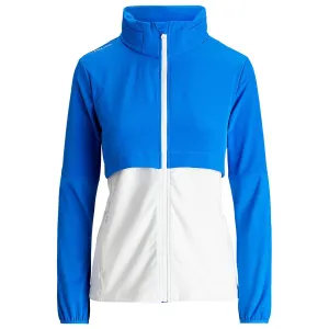 Womens Hybrid Packable-Hood Jacket Spa Royal/Pure White Multi - SS23