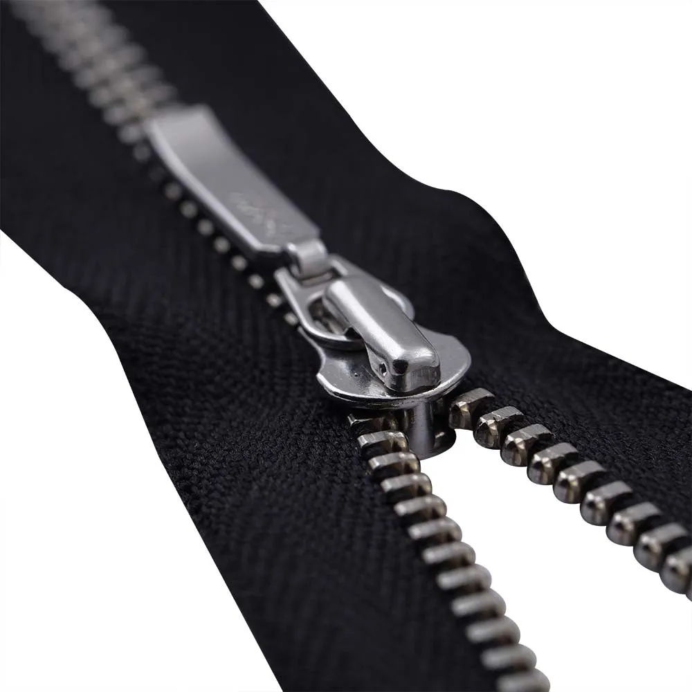 YKK- #3 Silver Teeth YKK Metal Zipper for Dresses