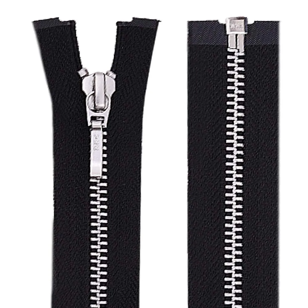 YKK- #3 Silver Teeth YKK Metal Zipper for Dresses