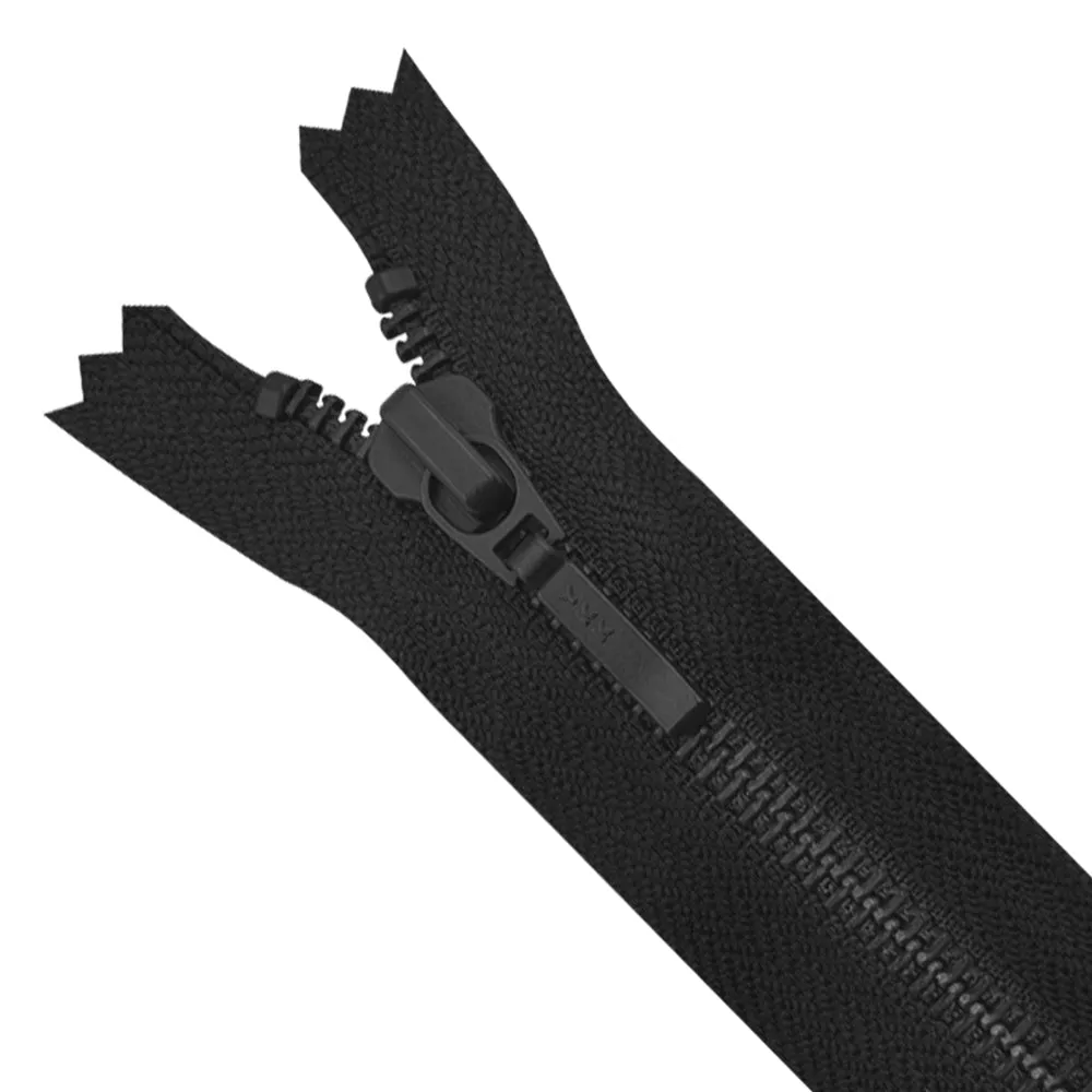 YKK- #5 Quality Designer Matte Black YKK Metal Zipper for Jackets