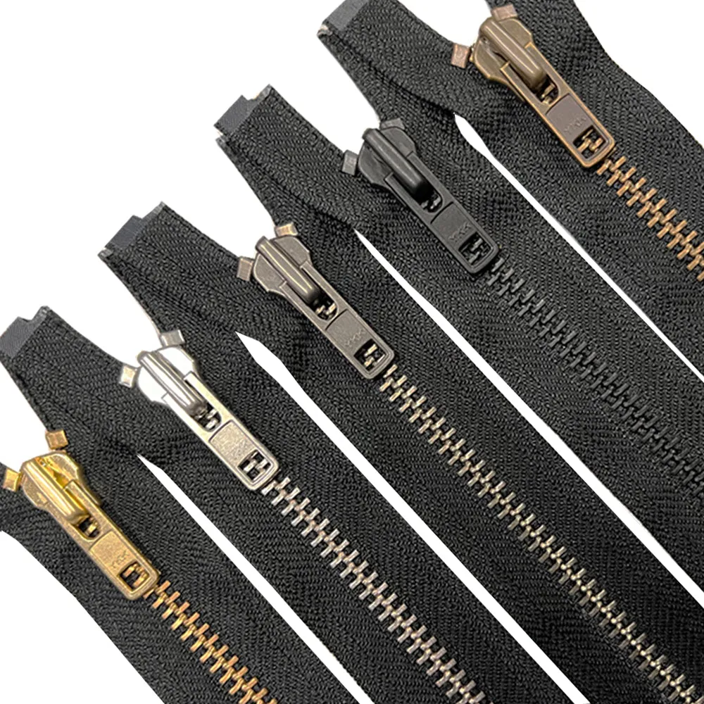 YKK #8 Black Tape Premium YKK Metal Zipper